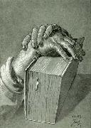 Albrecht Durer, Hand Study with Bible - Drawing